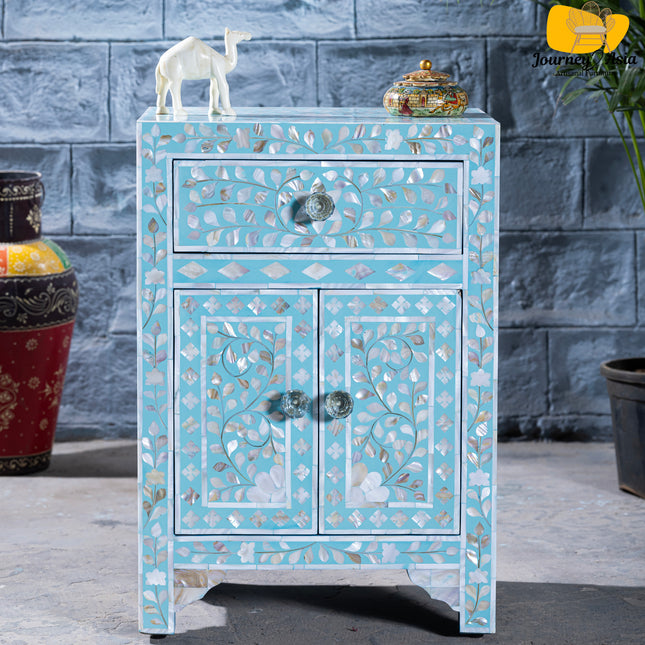 Mother of Pearl Inlay Nightstand