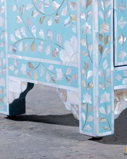 Mother of Pearl Inlay Nightstand
