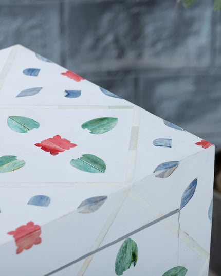 Peranakan-Inspired Bone Inlay Nightstand