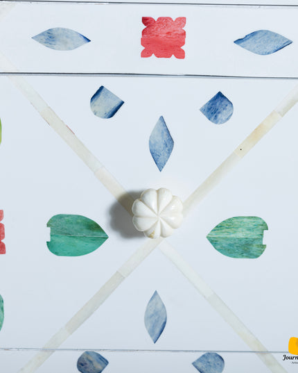 Peranakan-Inspired Bone Inlay Nightstand