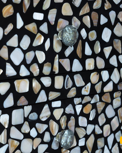 Pebble Bone Inlay Nightstand