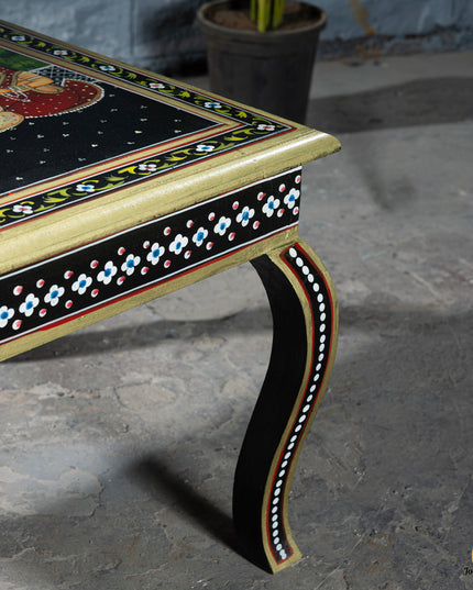 Anglo-Indian Hand-Painted Rajasthani Chair