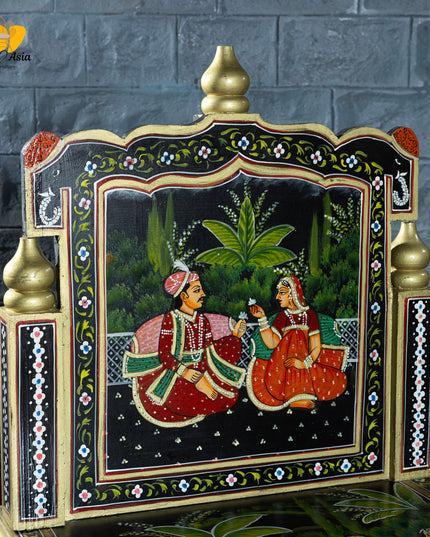 Anglo-Indian Hand-Painted Rajasthani Chair