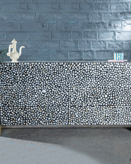 Pebble Mother of Pearl Console Table