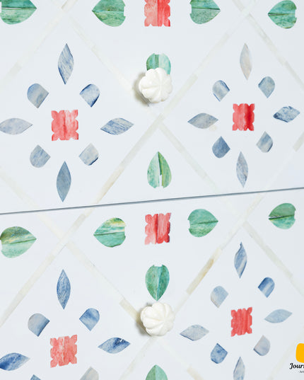 Peranakan-Inspired Bone Inlay Console Table