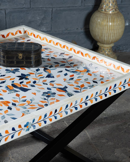 Peranakan-Inspired Bone Inlay Coffee Table