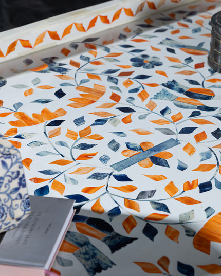 Peranakan-Inspired Bone Inlay Coffee Table