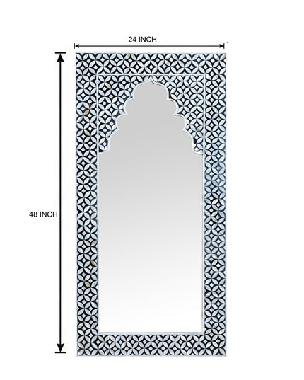 Moroccan Arch Mother of Pearl Inlay Mirror