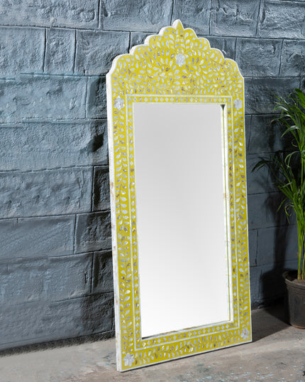 Maharani Mother Of Pearl Inlay Arch-Top Mirror