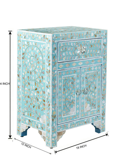 Mother of Pearl Inlay Nightstand