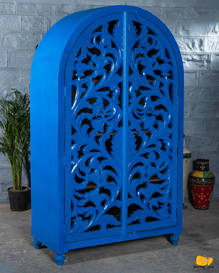 Hand-Carved Armoire