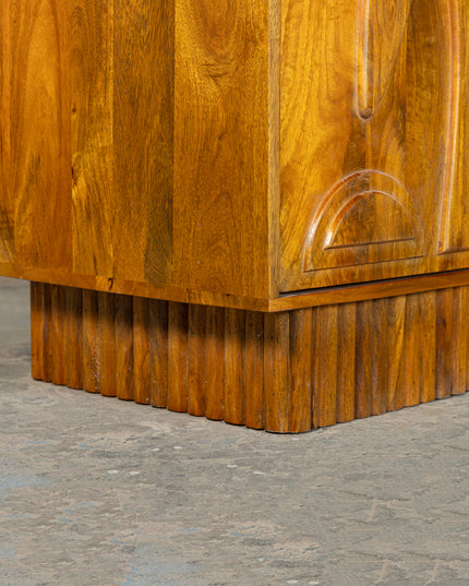 Abstract Relief Console Table