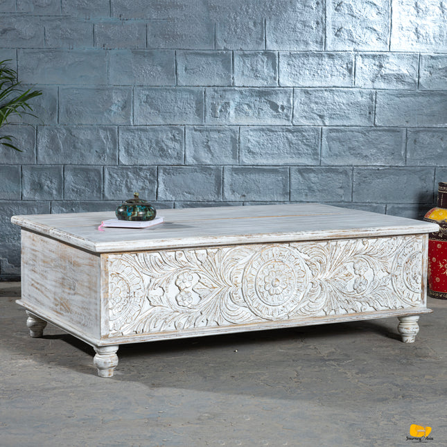 Vintage Rosette Storage Chest