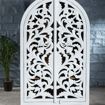 Hand-Carved Armoire