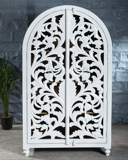 Hand-Carved Armoire