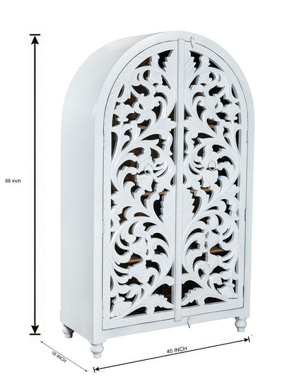 Hand-Carved Armoire
