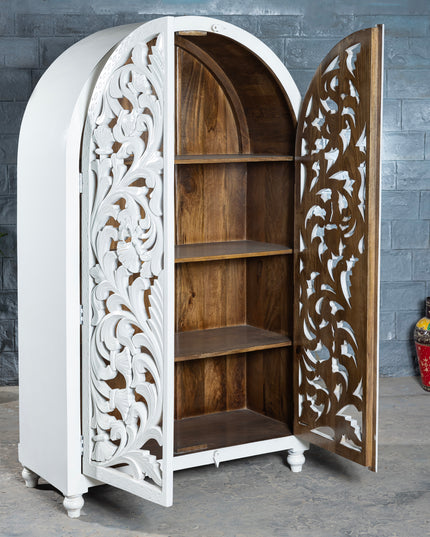 Hand-Carved Armoire