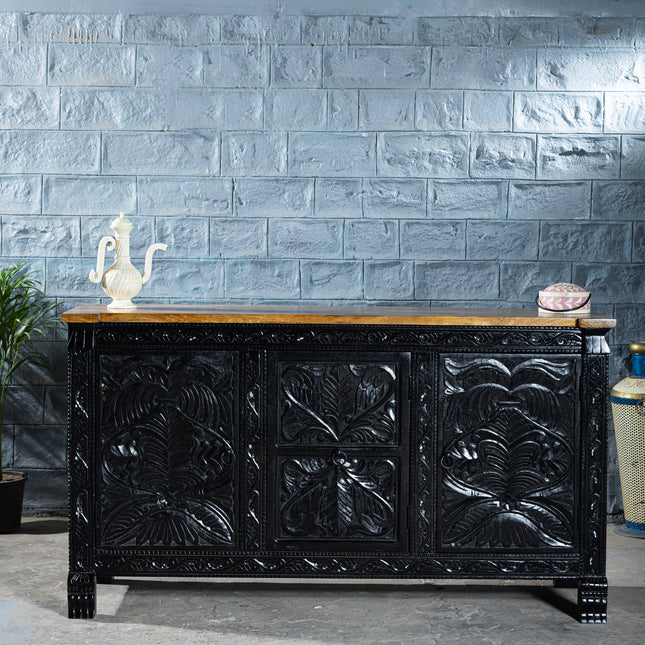 Midnight Black Console Table