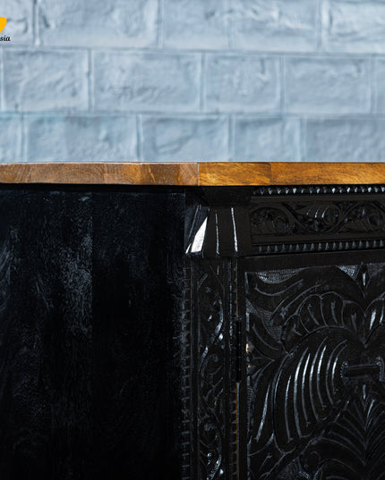 Midnight Black Console Table