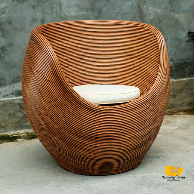 Awan Cocoon Rattan Armchair