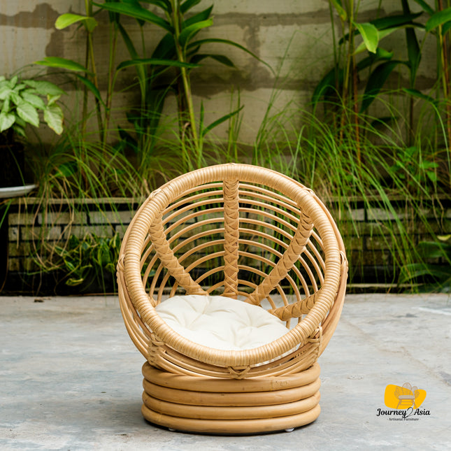 Rattan Globe Pet Chair