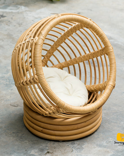 Rattan Globe Pet Chair