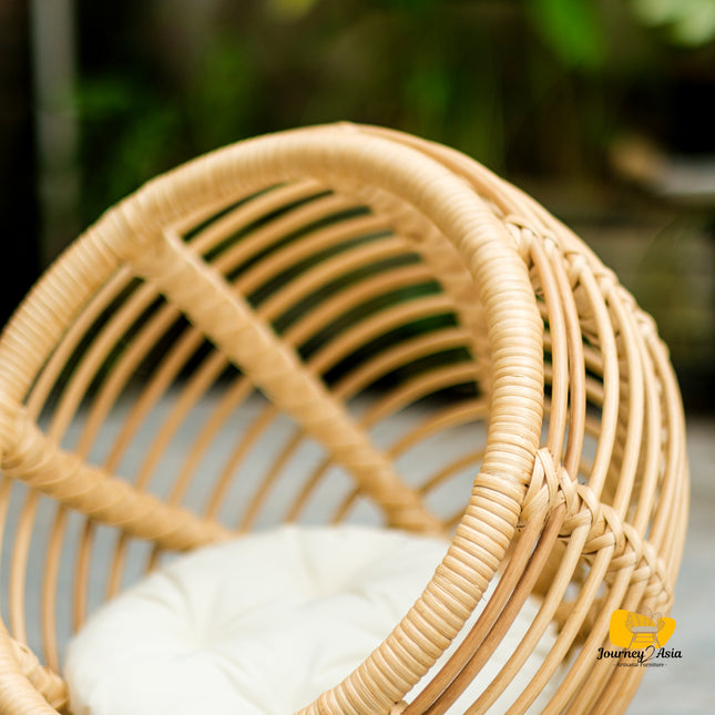 Rattan Globe Pet Chair