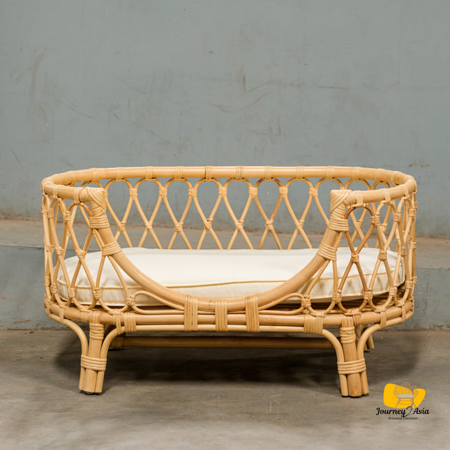 Haven Rattan Pet Bed