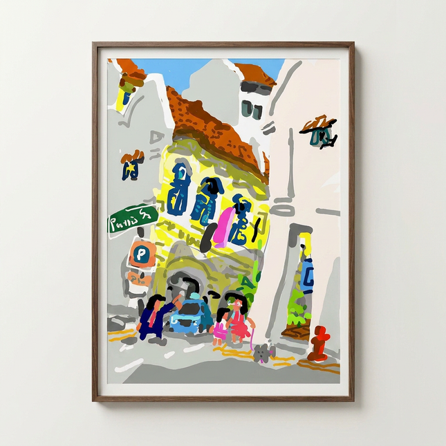 Peranakan Shophouse | Singapore Purvis Street Art Print