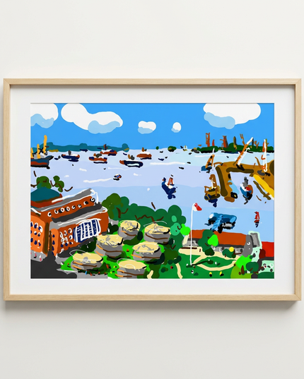 Maritime Gateway |  Singapore Harbor Art Print