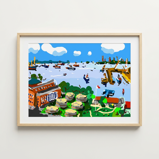 Maritime Gateway |  Singapore Harbor Art Print