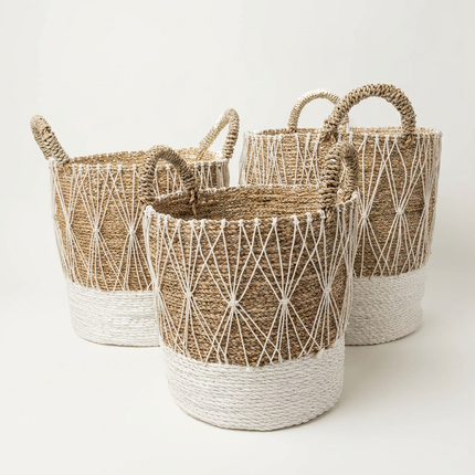 Alpine Macramé Storage Basket (Set of 3)