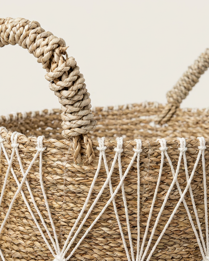 Alpine Macramé Storage Basket (Set of 3)
