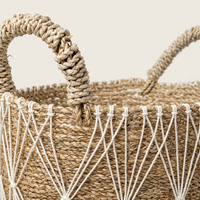 Alpine Macramé Storage Basket (Set of 3)