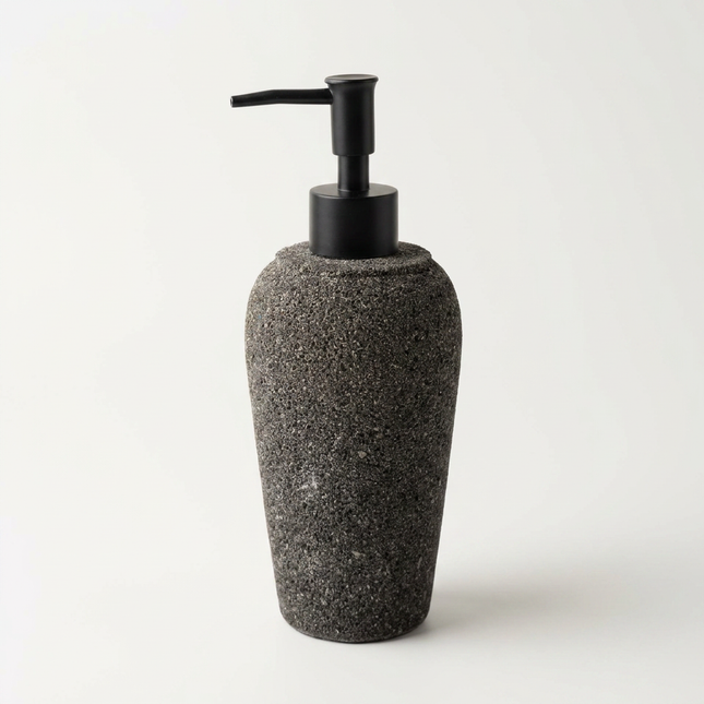 River Rock Bathroom Accessories Set – 5 Piece Handmade Collection
