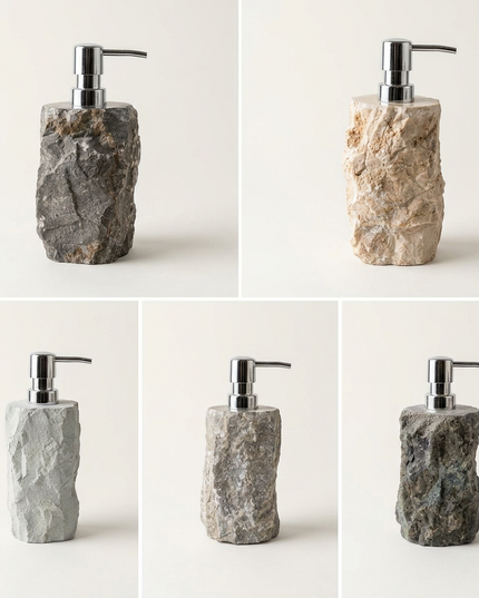 Marble Soap Dispenser – Natural Stone