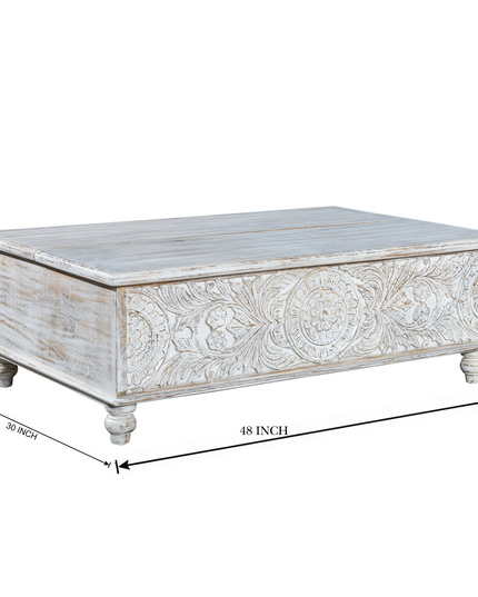 Vintage Rosette Storage Chest