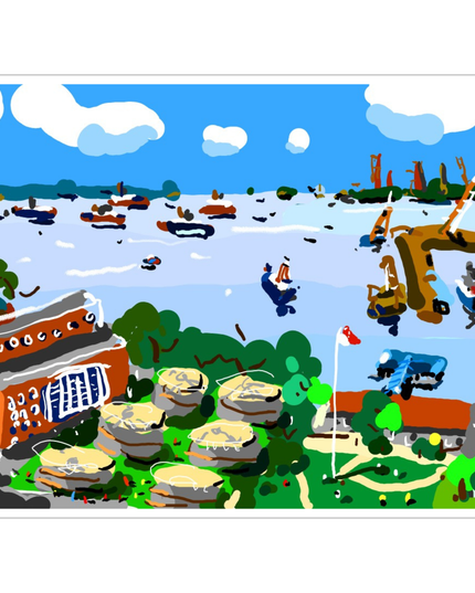 Maritime Gateway |  Singapore Harbor Art Print