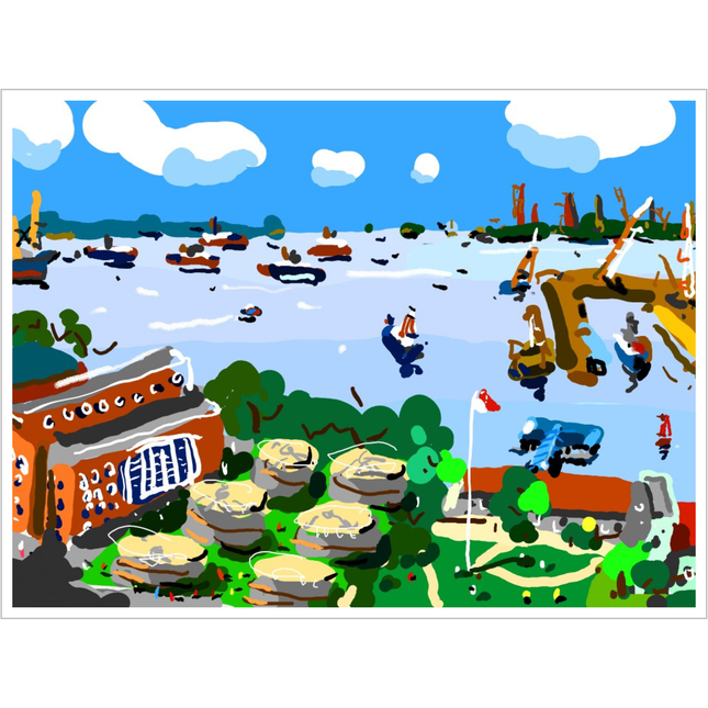 Maritime Gateway |  Singapore Harbor Art Print