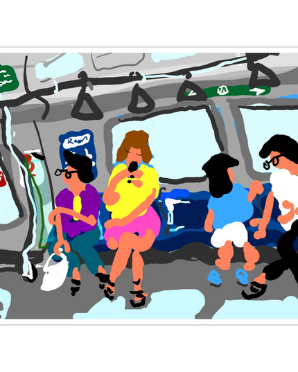 Next Station | Singapore MRT Train Art Print
