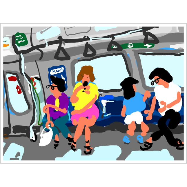 Next Station | Singapore MRT Train Art Print
