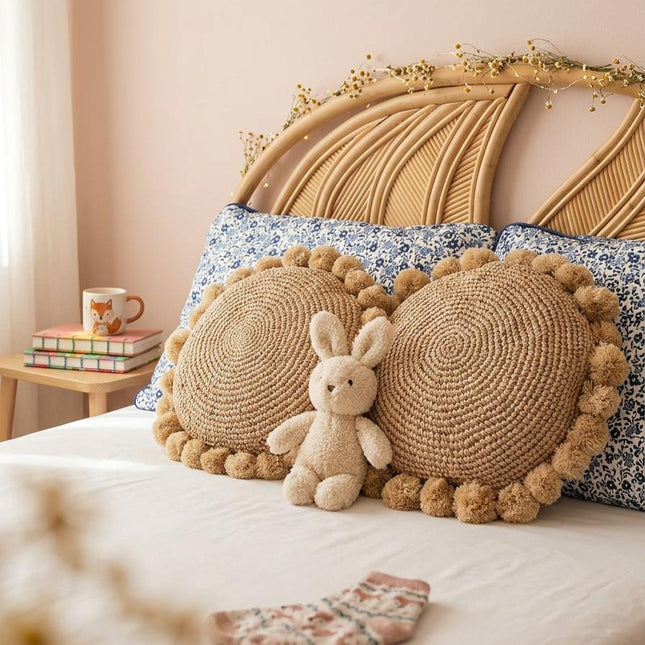 Agel Pompom Pillow