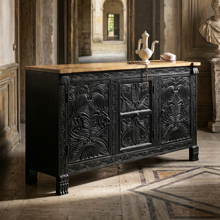 Midnight Black Console Table